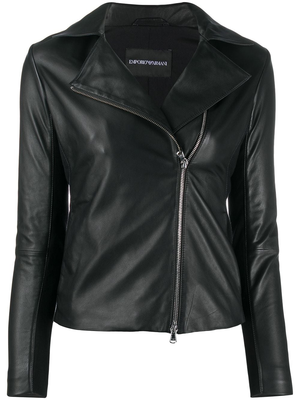 Emporio Armani Bikerjacke mit Reißverschlüssen - Weiß von Emporio Armani