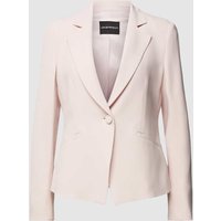 Emporio Armani Blazer mit Reverskragen in Hellrosa, Größe 36 von Emporio Armani