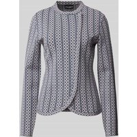 Emporio Armani Blazer mit Stehkragen in Dunkelgrau, Größe 40 von Emporio Armani