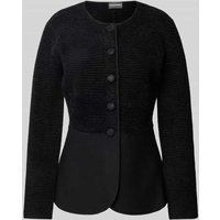 Emporio Armani Blazer mit Strukturmuster in Black, Größe 40 von Emporio Armani