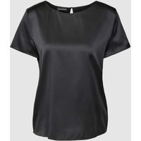 Emporio Armani Bluse mit rückseitigem Schlüsselloch-Ausschnitt in Black, Größe 36 von Emporio Armani