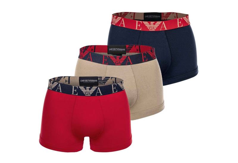 Emporio Armani Boxer Herren Boxershort 3er Pack Baumwolle BOLD MONOGRAM (Packung, 3er Pack) von Emporio Armani