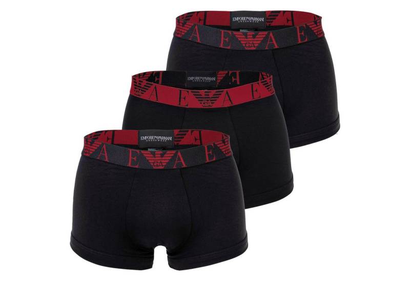 Emporio Armani Boxer Herren Boxershort 3er Pack Baumwolle BOLD MONOGRAM (Packung, 3er Pack) von Emporio Armani