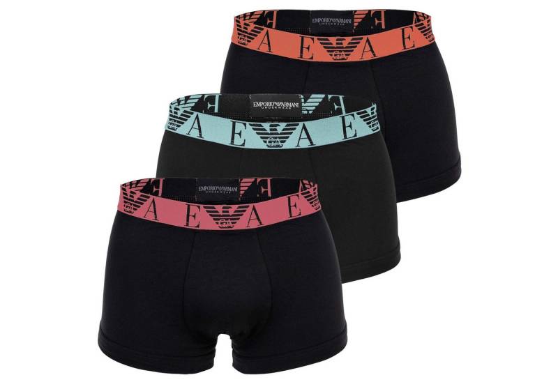 Emporio Armani Boxer Herren Boxershort 3er Pack Baumwolle BOLD MONOGRAM (Packung, 3er Pack) von Emporio Armani