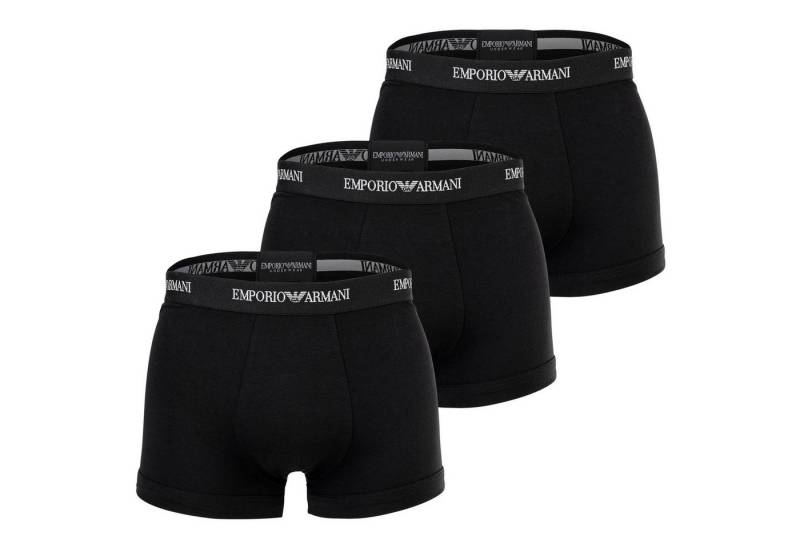 Emporio Armani Boxer Herren Boxershort 3er Pack Baumwolle CORE LOGOBAND (Packung, 3er Pack) von Emporio Armani