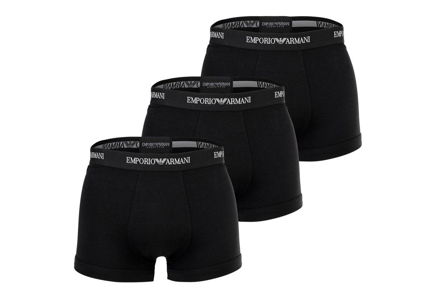 Emporio Armani Boxer Herren Boxershort 3er Pack Baumwolle CORE LOGOBAND (Packung, 3er Pack) von Emporio Armani