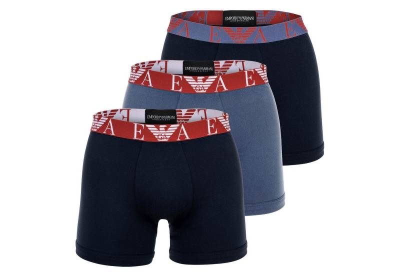 Emporio Armani Boxer Herren Boxershort 3er Pack Baumwolle BOLD MONOGRAM (Packung, 3er Pack) von Emporio Armani