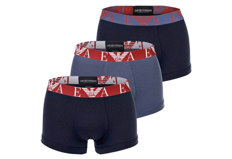 Emporio Armani Boxer Herren Boxershort 3er Pack Baumwolle BOLD MONOGRAM (Packung, 3er Pack) von Emporio Armani