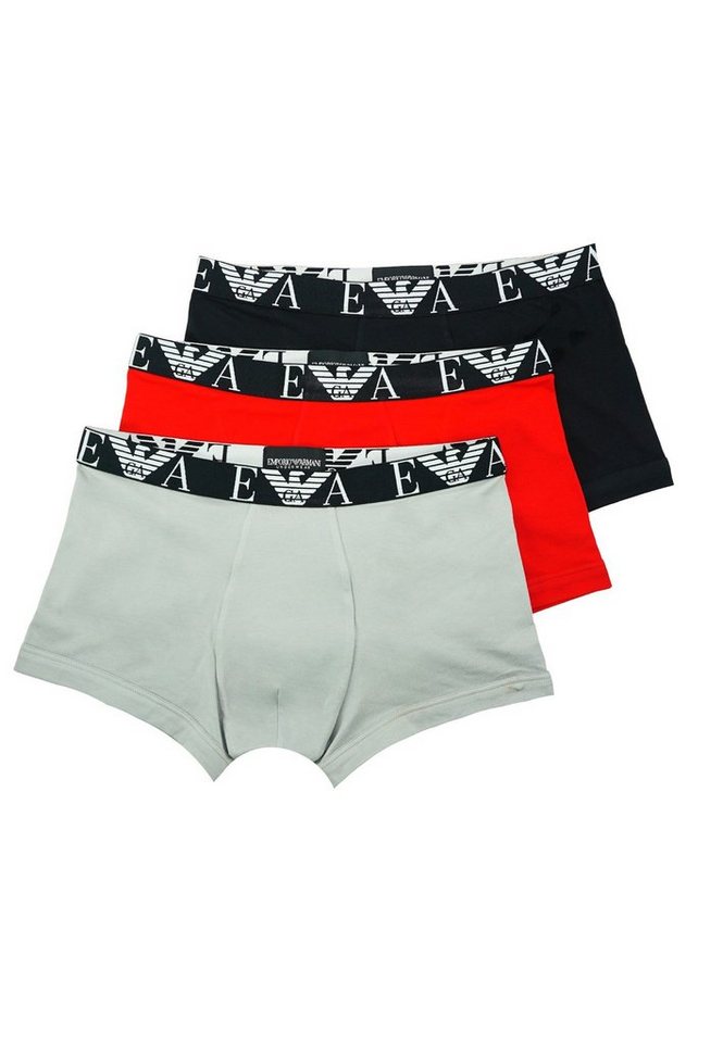 Emporio Armani Boxershorts Trunks 3 Pack Shorts Knit (3-St) von Emporio Armani