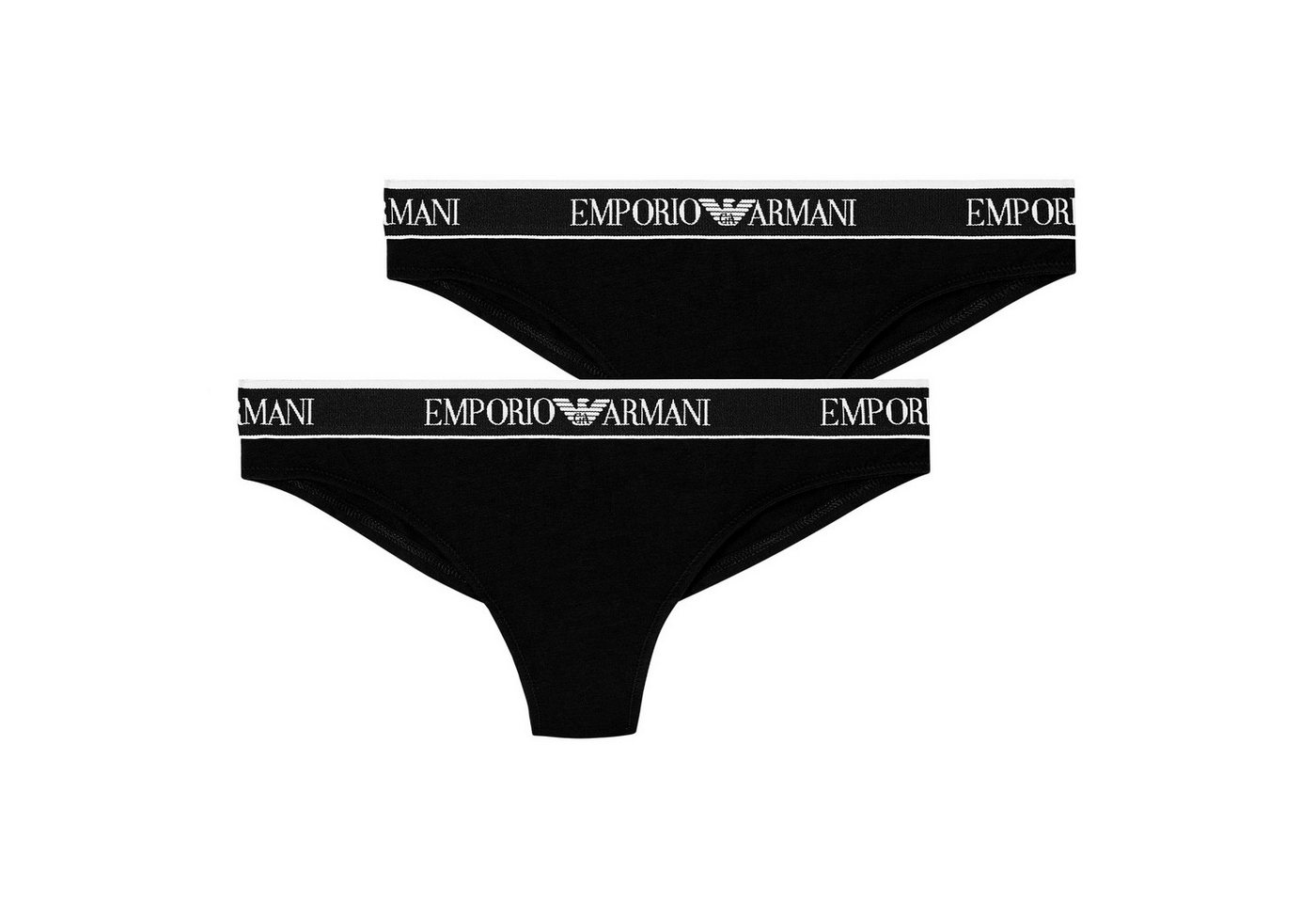 Emporio Armani Brasilslip 2er Pack Brazilian Slip (2-St) mit elastischem Logobund von Emporio Armani