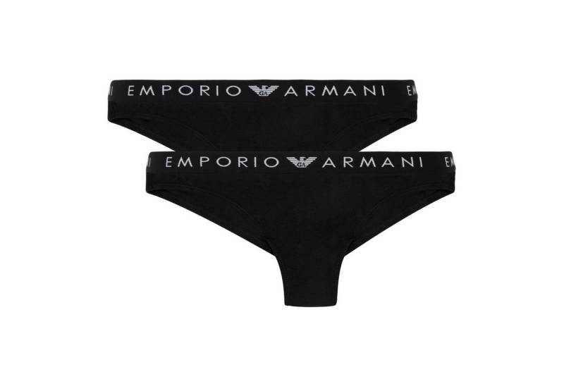 Emporio Armani Brasilslip Brazilian Brief Stretch Cotton (2-St., 2 Stück) mit umlaufendem Markenschriftzug von Emporio Armani