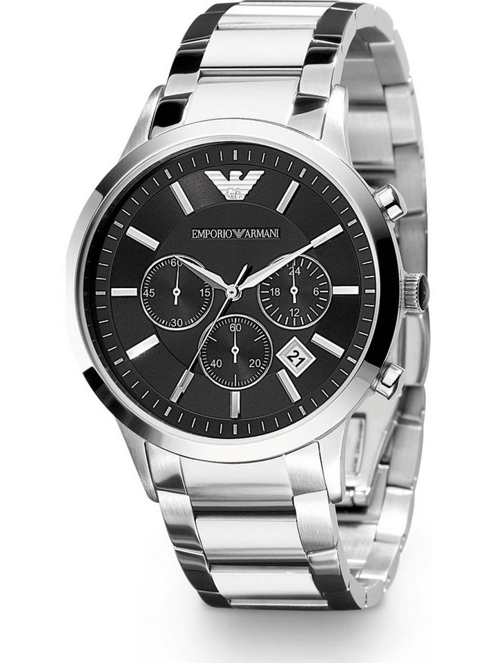Emporio Armani Chronograph Emporio Armani Herren-Uhren Analog Quarz von Emporio Armani