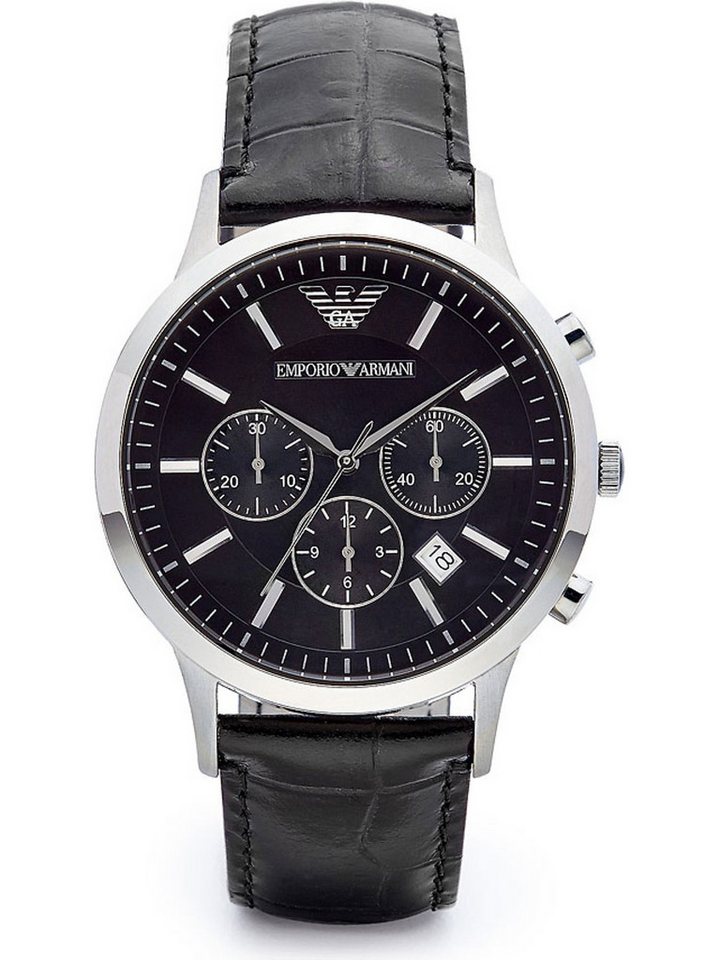 Emporio Armani Chronograph Emporio Armani Herren-Uhren Analog Quarz von Emporio Armani