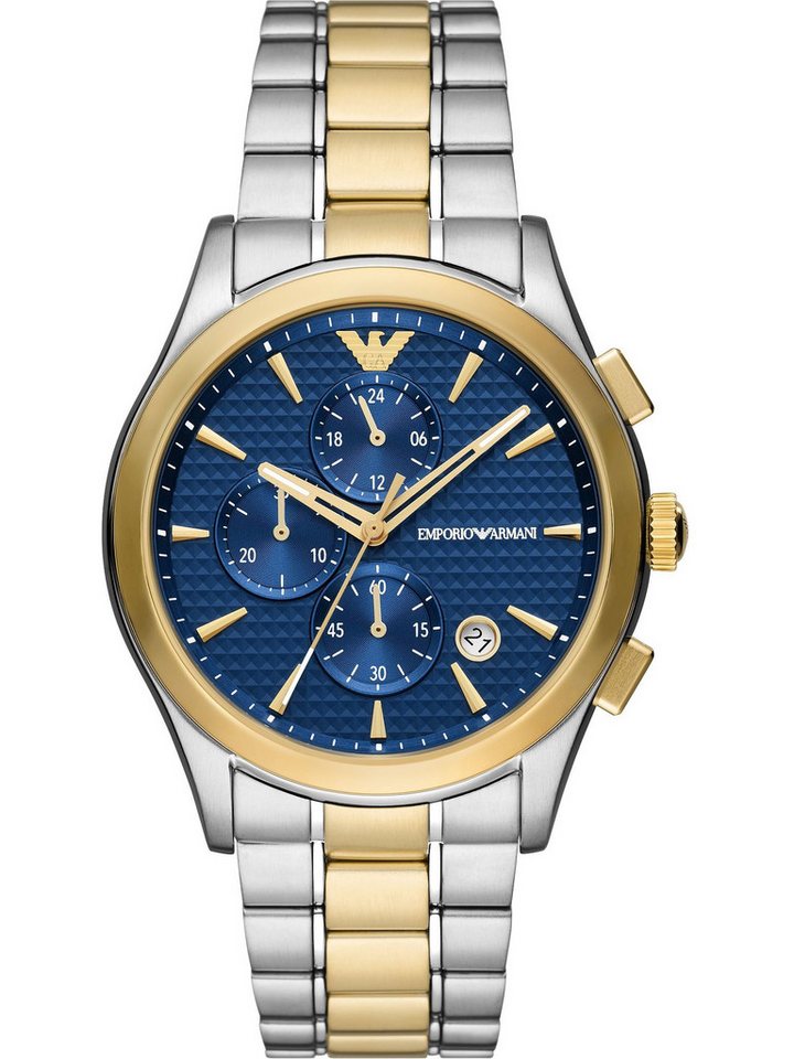 Emporio Armani Chronograph Emporio Armani Herren-Uhren Analog Quarz von Emporio Armani