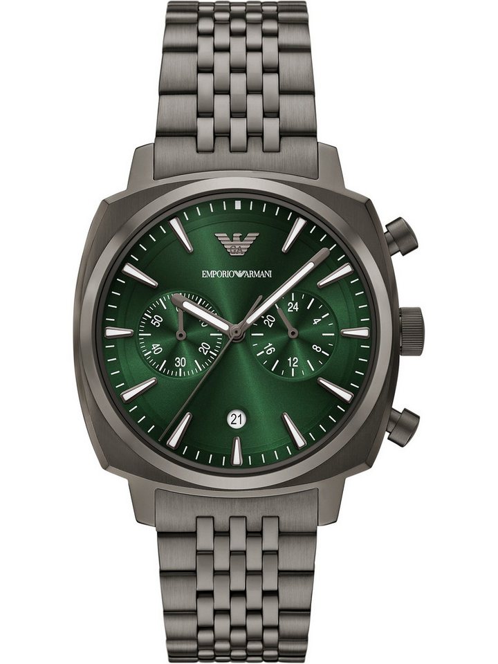 Emporio Armani Chronograph Emporio Armani Herren-Uhren Analog Quarz von Emporio Armani