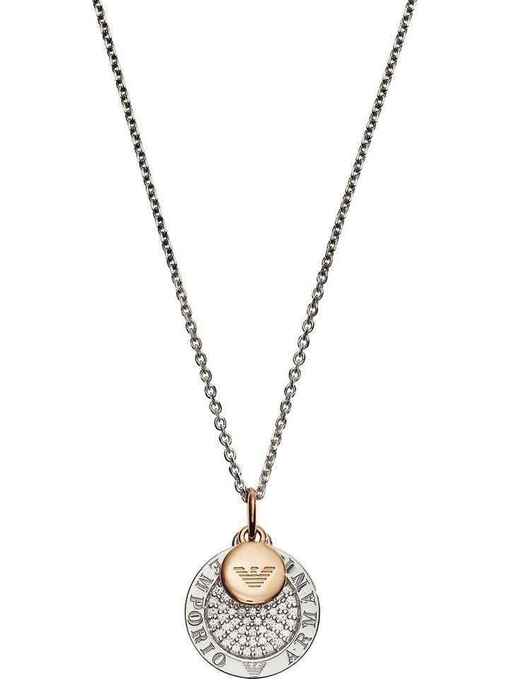 Emporio Armani Collier Emporio Armani Damen-Kette 925er Silber 59 Zirkon von Emporio Armani