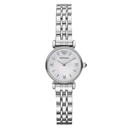 EMPORIO ARMANI Damen Analog Quarz Uhr mit Edelstahl Armband AR1763 von EMPORIO ARMANI