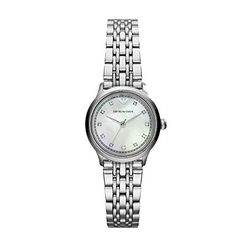 Emporio Armani Damen Analog Quarz Uhr mit Edelstahl Armband AR1803 von Emporio Armani