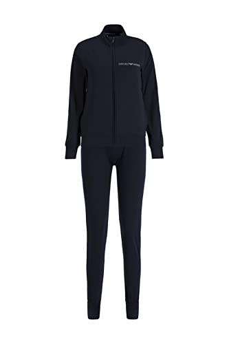 Emporio Armani Damen Anzug Sweatshirt + Hose Casual FREIZET Art. 164146 CC270, Blu, XS von Emporio Armani
