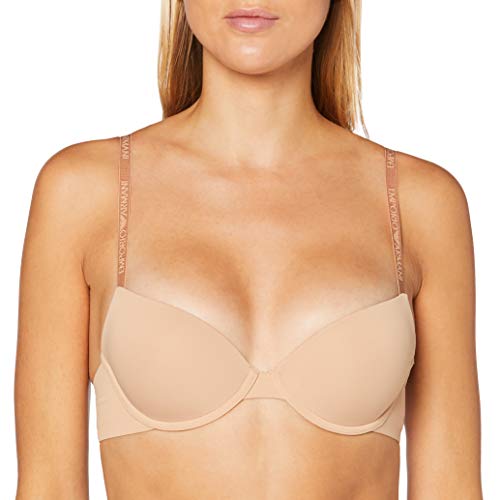 Emporio Armani Damen Bra Basic Bonding Microfiber Push Up BH, Rosa, 70C EU von Emporio Armani