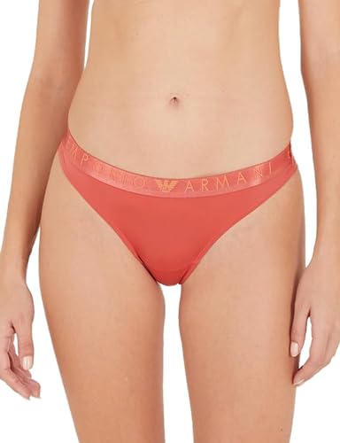 Emporio Armani Damen Emporio Armani Women's 2-pack Iconic Microfiber Brazilian Briefs, Cinnamon, L EU von Emporio Armani