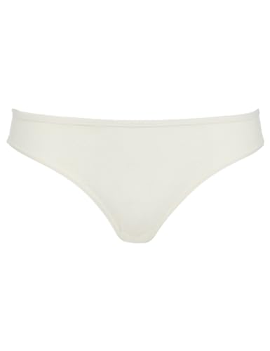 Emporio Armani Damen Emporio Armani Women's All Over Mesh Monogram Briefs, Pale Cream, XL EU von Emporio Armani