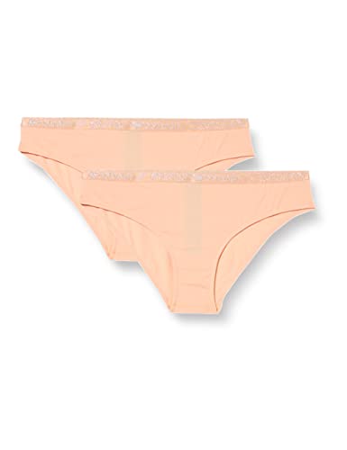 Emporio Armani Damen Emporio Armani Women's Basic Cotton Briefs, Apricot, M EU von Emporio Armani