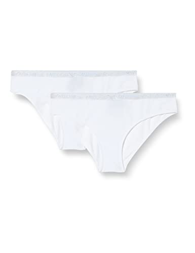 Emporio Armani Damen Emporio Armani Women's Basic Cotton Briefs, Weiß, L EU von Emporio Armani