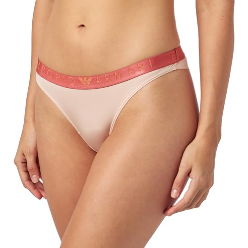 Emporio Armani Damen Emporio Armani Women's Brazilian Iconic Microfiber Briefs, Nude, M EU von Emporio Armani