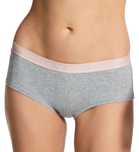 Emporio Armani Damen Emporio Armani Women's Cheeky Pants Iconic Logoband Full Slip, Light Grey Melange, L EU von Emporio Armani