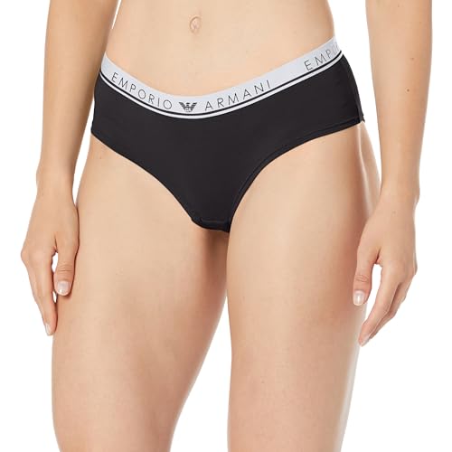 Emporio Armani Damen Emporio Armani Women's Cheeky Pants Iconic Logoband Full Slip, Schwarz, L EU von Emporio Armani