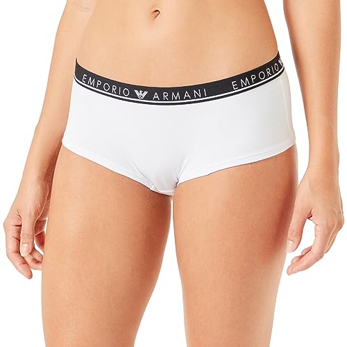 Emporio Armani Damen Emporio Armani Women's Cheeky Pants Iconic Logoband Full Slip, Weiß, L EU von Emporio Armani