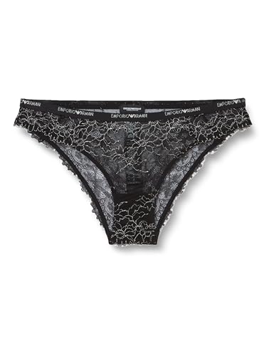 Emporio Armani Damen Emporio Armani Women's Christmas Lace Briefs, Schwarz, M EU von Emporio Armani