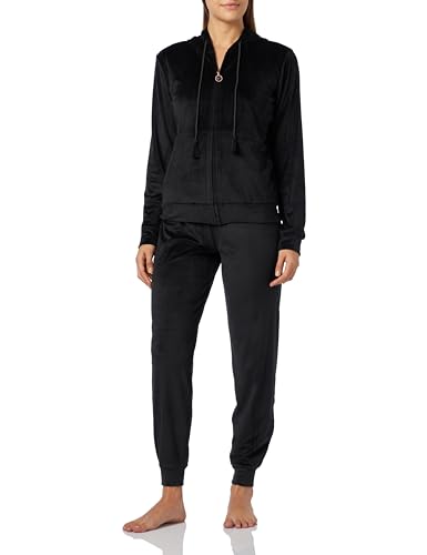 Emporio Armani Damen Emporio Armani Women's Jacket+pants Chenille Full Zip Jacket Pants, Schwarz, M EU von Emporio Armani