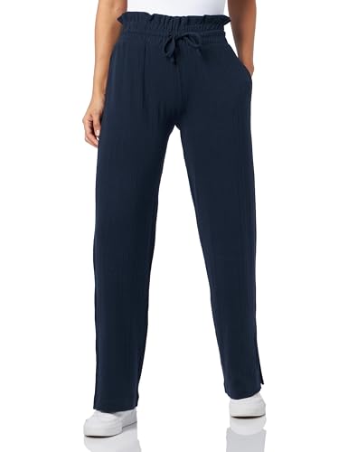 Emporio Armani Damen Emporio Armani Women's Loose Fit Ribbed Knit Sweatpants, Marine, L EU von Emporio Armani