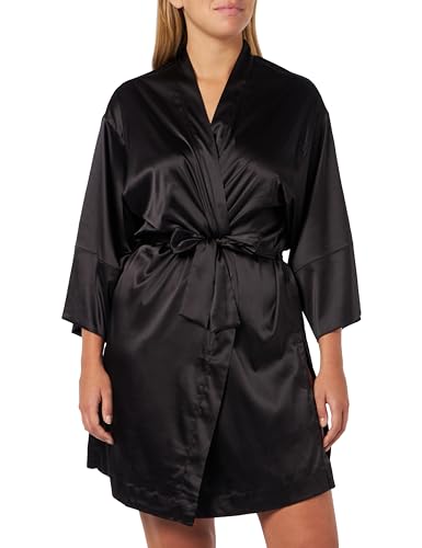 Emporio Armani Damen Emporio Armani Women's Satin Kimono Eternal Lace Nightgown, Schwarz, L-XL EU von Emporio Armani