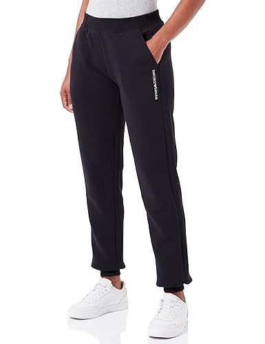 Emporio Armani Damen Emporio Armani Women's With Cuffs Iconic Terry Sweatpants, Schwarz, M EU von Emporio Armani