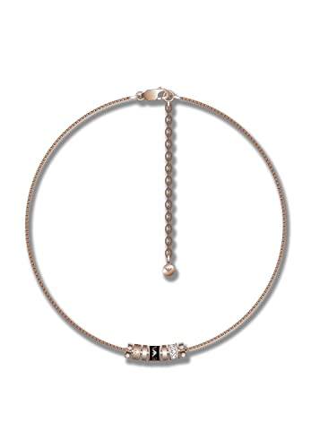 Emporio Armani Halskette Für Frauen Essential, Länge: 400+50mm, Rondell-Durchmesser: 6.5mm Rose Gold Edelstahl Halskette, EGS2931221 von Emporio Armani
