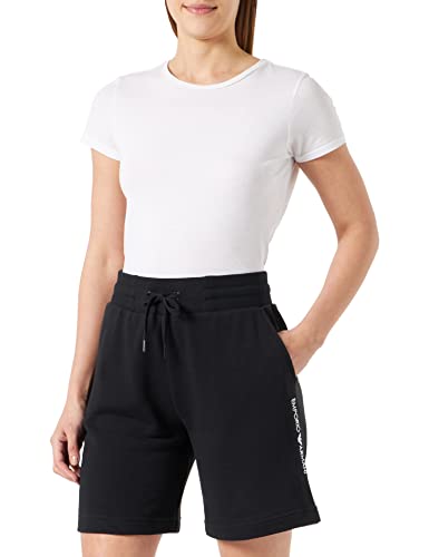 Emporio Armani Damen Iconic Terry Bermuda, Schwarz, XS EU von Emporio Armani