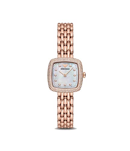 Emporio Armani Uhr für Damen , Zweizeiger Uhrwerk, 26mm na Edelstahlgehäuse mit Edelstahlarmband, AR11496 von Emporio Armani