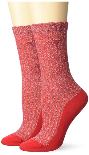 Emporio Armani Damen-Socken, kurz, 2er-Pack, Pink, Einheitsgröße von Emporio Armani