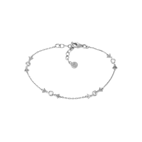 Emporio Armani Damenarmband aus Sterlingsilber mit Karabiner- oder Schieberverschluss, Bleisilber von Emporio Armani