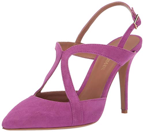 Emporio Armani Damen Wildleder Riemchen Pump, Violett (violett), 36 EU von Emporio Armani