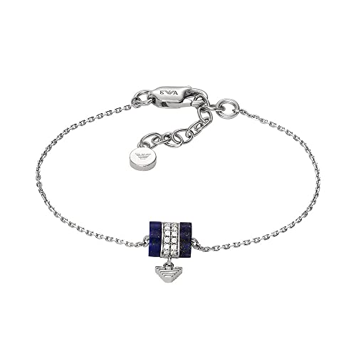 EMPORIO ARMANI Damenarmband Lapislazuli blau, EG3572040 von Emporio Armani