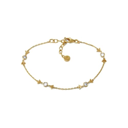 Emporio Armani Damenarmband aus Sterlingsilber mit Karabiner- oder Schieberverschluss, Gelbgold von Emporio Armani
