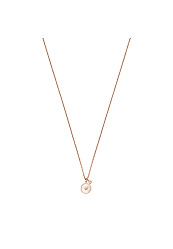 Emporio Armani Halskette Für Frauen Sentimental, Gesamtlänge:450+70mm, Größe Anhänger: 17X15mm Rose Gold Edelstahl Halskette, EGS2903221 von Emporio Armani