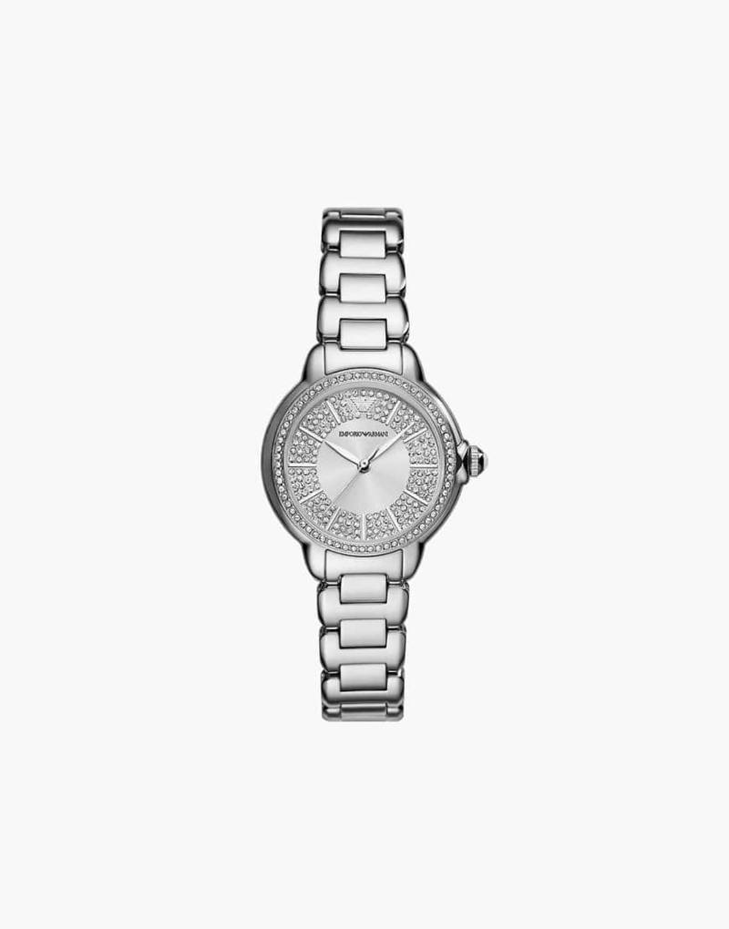 Emporio Armani - Damenuhr aus Edelstahl in Silber mit drei Zeigern, AR11632 Emporio Armani - Damenuhr aus Edelstahl in Silber mit drei Zeigern, AR11632 von Emporio Armani