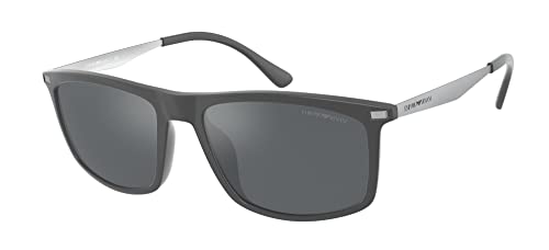 Emporio Armani EA 4171U Matte Grey/Grey 57/18/150 Herren Sonnenbrillen von Emporio Armani