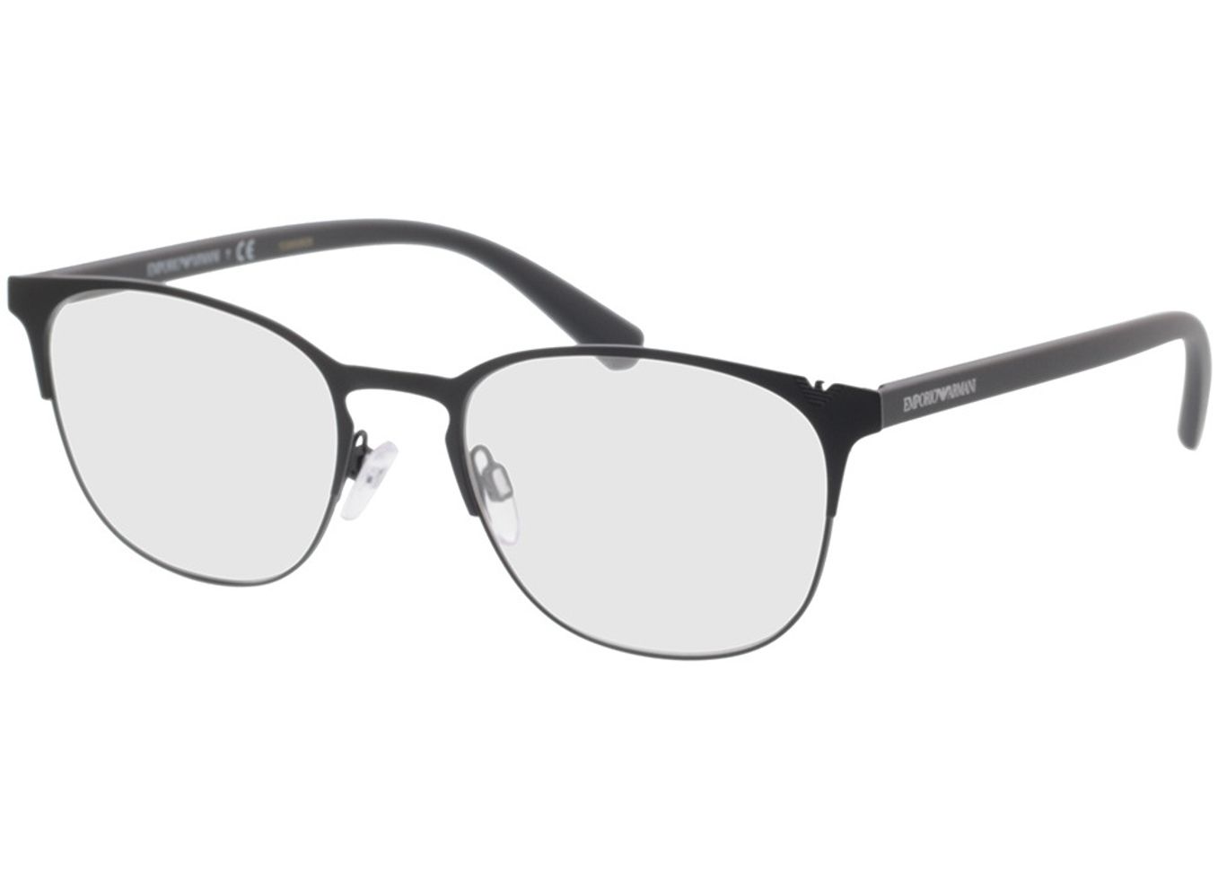 Emporio Armani EA1059 3001 53-19 Brillengestell inkl. Gläser, Damen/Herren, Vollrand, browline von Emporio Armani