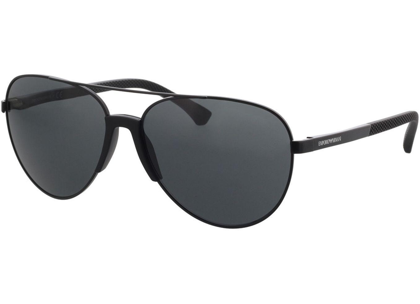 Emporio Armani EA2059 320387 61-15 Sonnenbrille ohne Sehstärke, Herren, Vollrand, Pilot von Emporio Armani